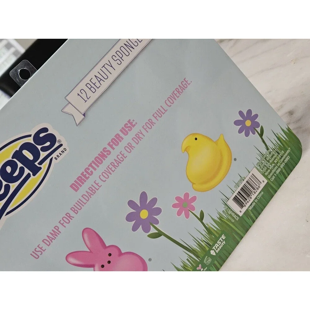 PEEPS Make up Beauty Sponges 12 piece set, NEW